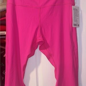 Bright Pink women 25” legging NWT